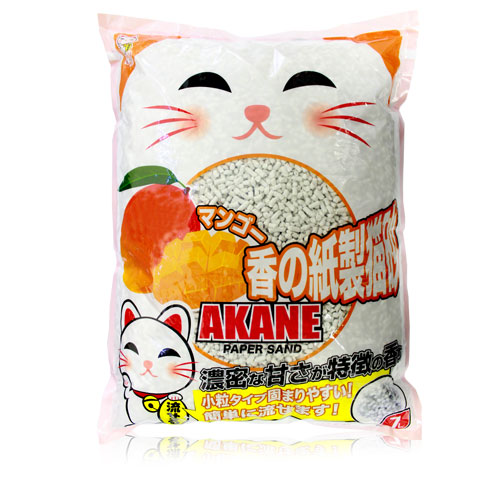 小粒マンゴー香紙製猫砂